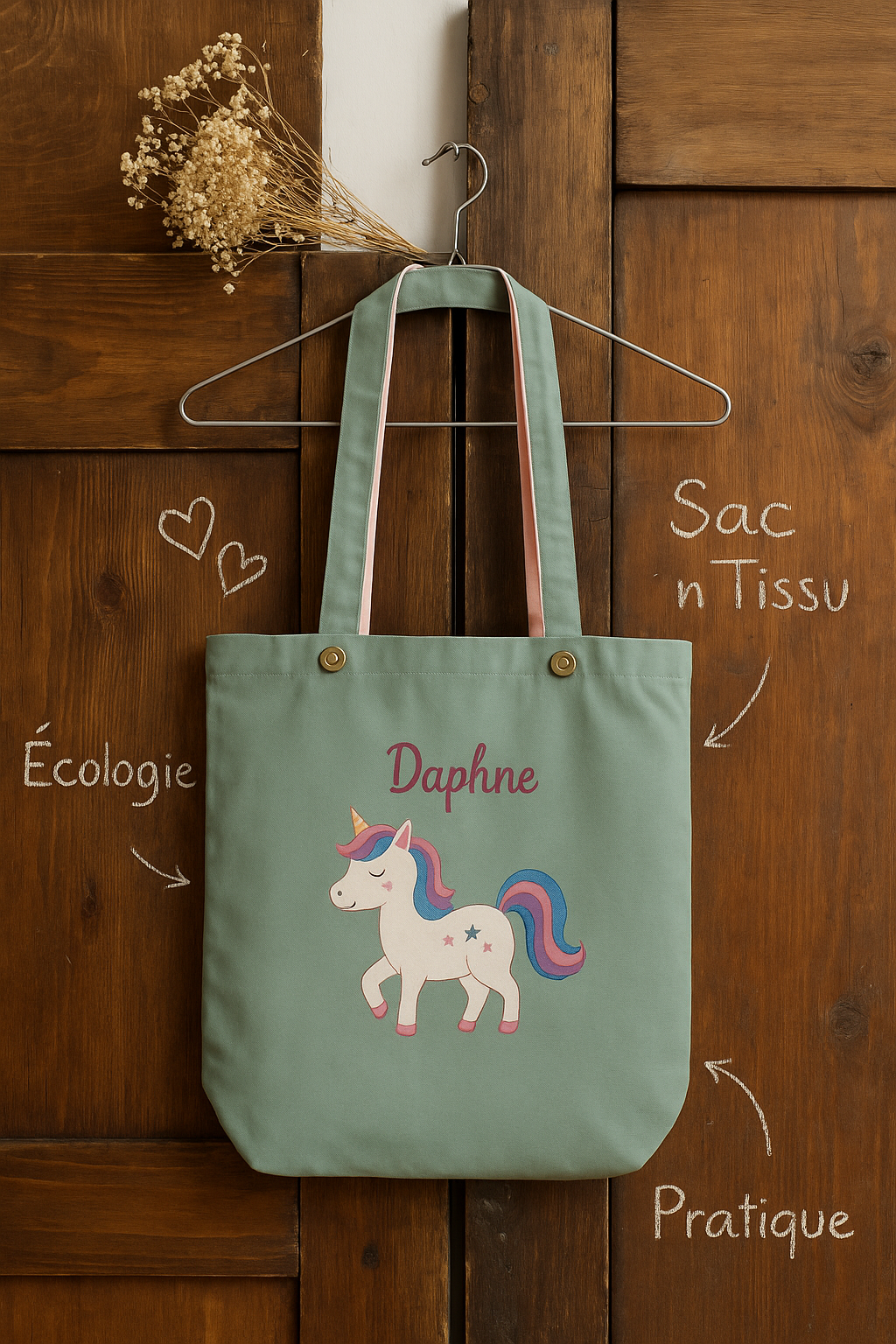 Tote Bag en Coton – Écologique & Réutilisable