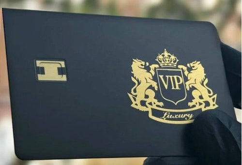 Carte bancaire en métal personnalisée