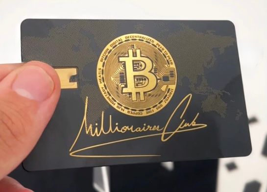 Carte bancaire en métal personnalisée