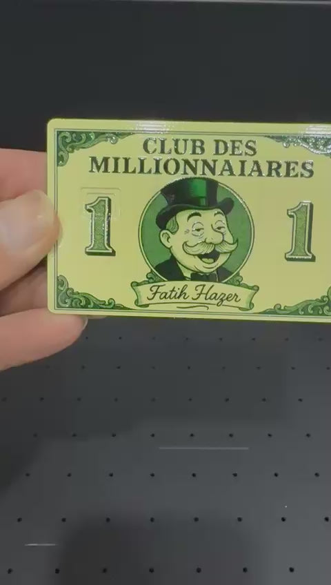 Carte bancaire en métal personnalisée